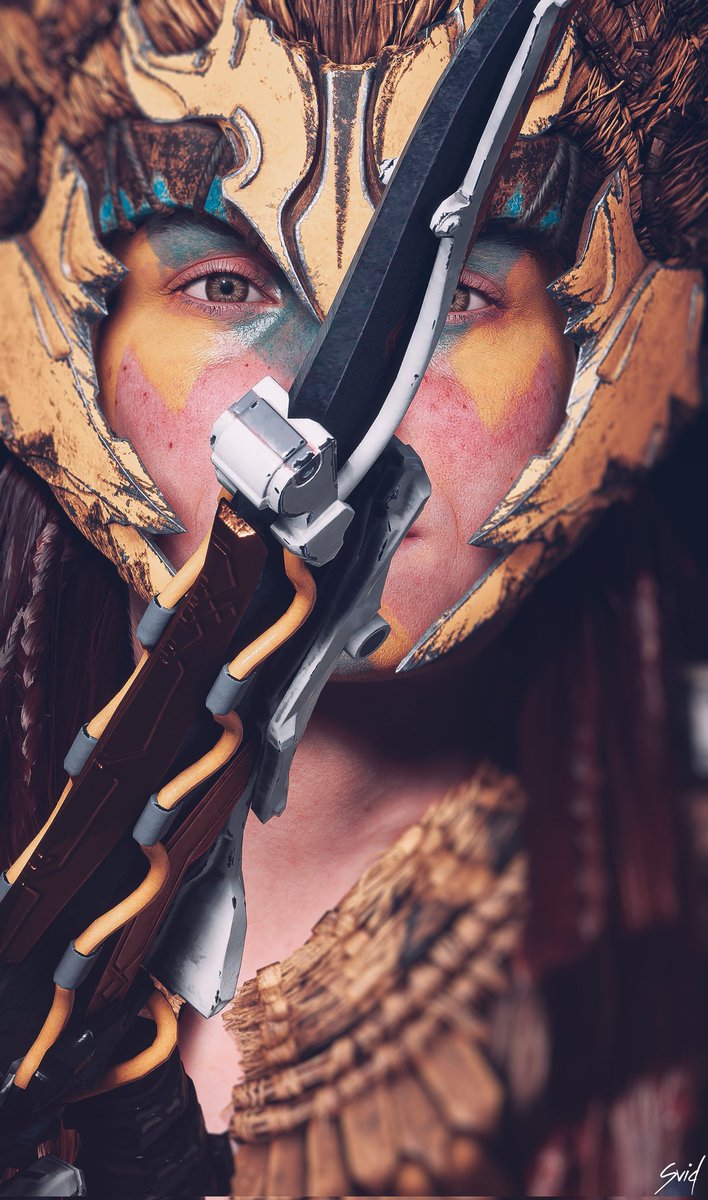 Jii_El's tweet photo. @SniperWolf07i @AVGN82 @thatoldgamerguy Definitely horizon. This is a in-game model, not cutscene or anything. Breathtaking. https://t.co/vQUA2ycfoE