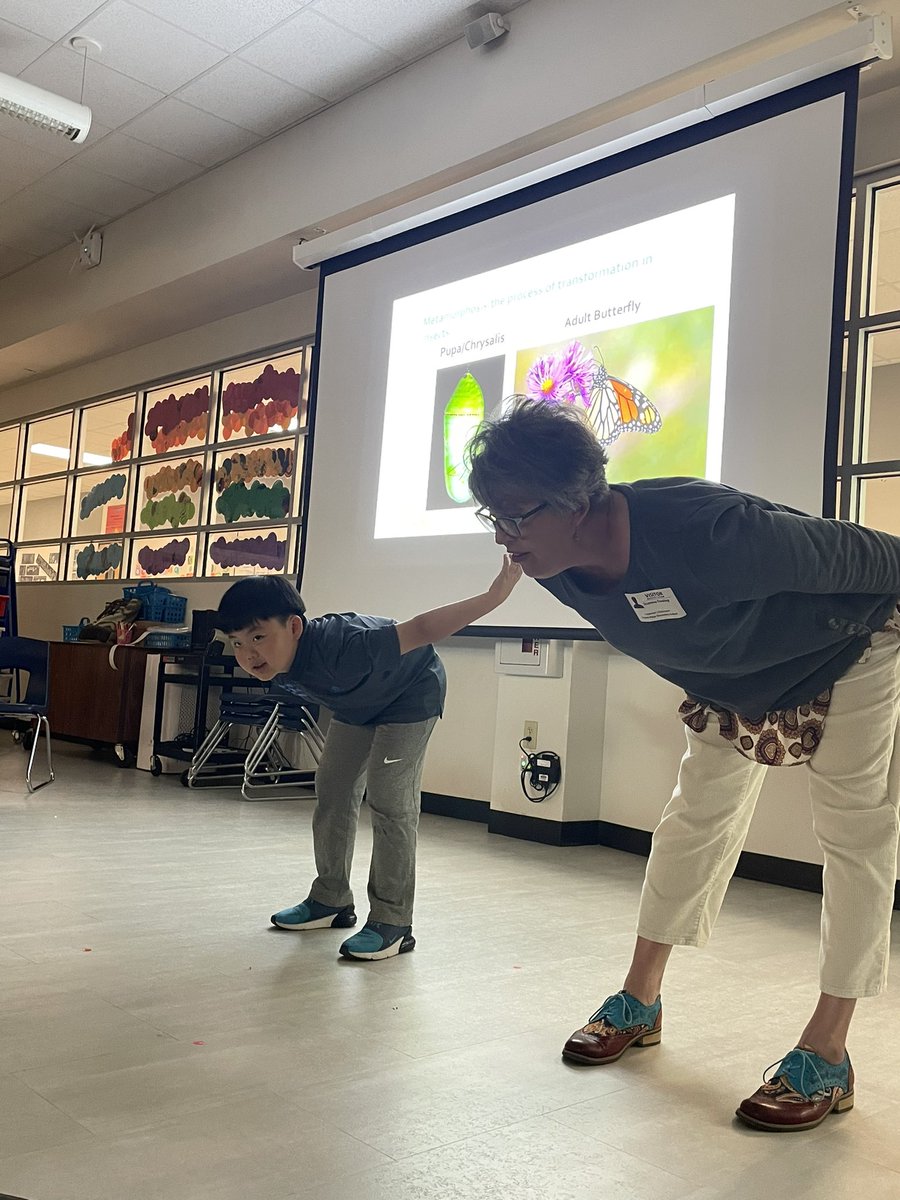 BCarpenterCRE's tweet photo. We had Suzanna Dooling, master naturalist visit to talk to second grade about insects and their life cycles. The children were involved in dramatizations of the stages. #CRELeads #LISDOne https://t.co/EDjopYsklv