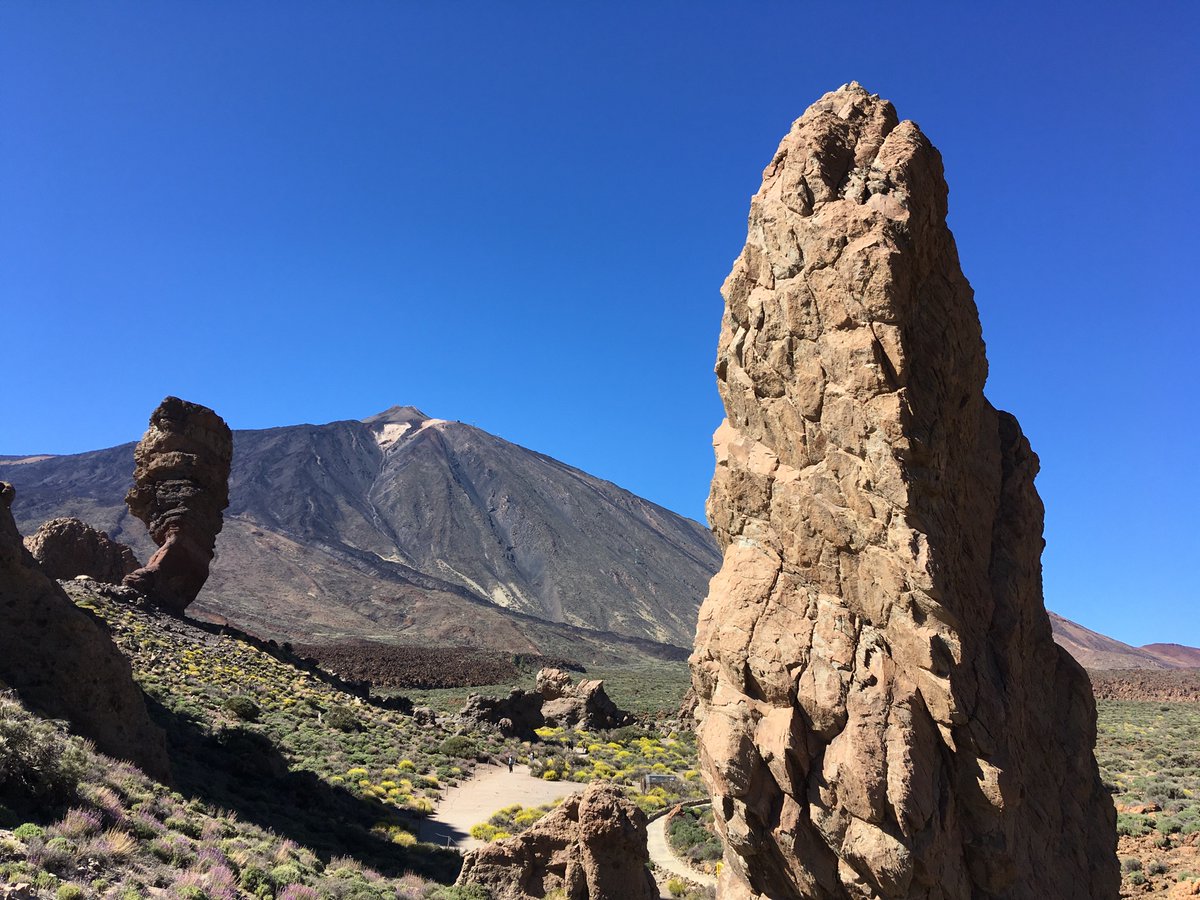 MrADye1's tweet photo. Great first day with 
@TeesEarthEnv
 students getting to grips with the amazing geology and ecology of Tenerife with @beccawinnie 
@IgnacioGarciaGT https://t.co/b0r3GudmLB