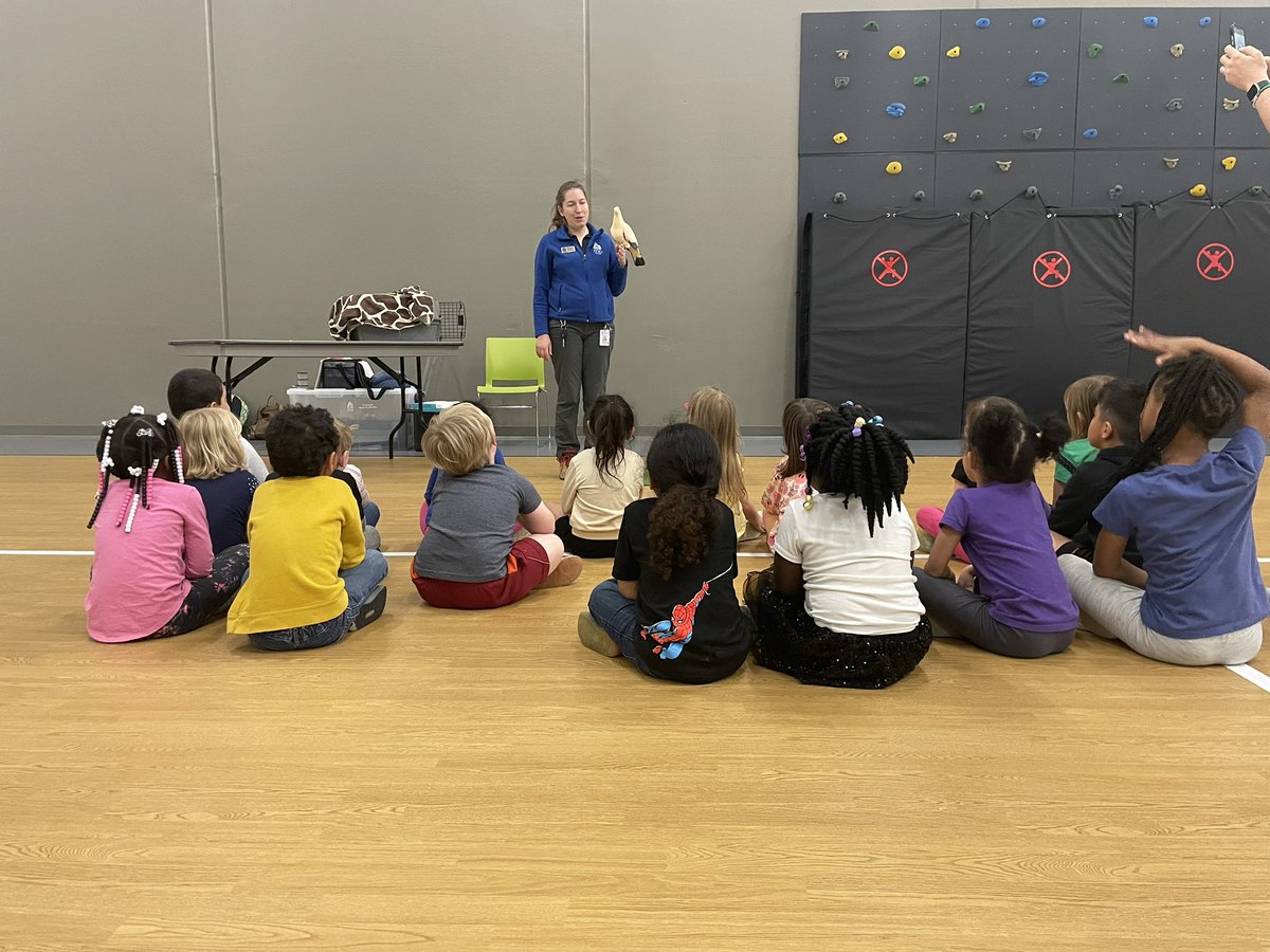 <a href="/KansasCityZoo/">Kansas City Zoo & Aquarium</a> visited us at <a href="/MaplewoodElemen/">Maplewood Elementary</a> today! We learned so much &amp; had fun, thank you!
<a href="/NickpettitNKC/">Nick Pettit</a> <a href="/MrsJoyce_PreK/">Alicia Joyce</a>
