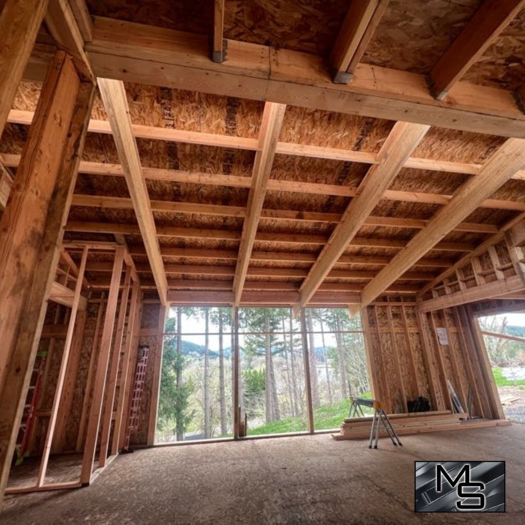 mcontractorllc's tweet photo. The interior bones are coming along nicely for the #customhome build in #ElktonOregon! 🙌👍

Locally owned and operated general contracting company in Springfield, Oregon. Licensed, bonded, &amp; insured! CCB# 223172
#oregonhomes #oregonconstruction #springfieldoregon https://t.co/gaPMPE6vQn
