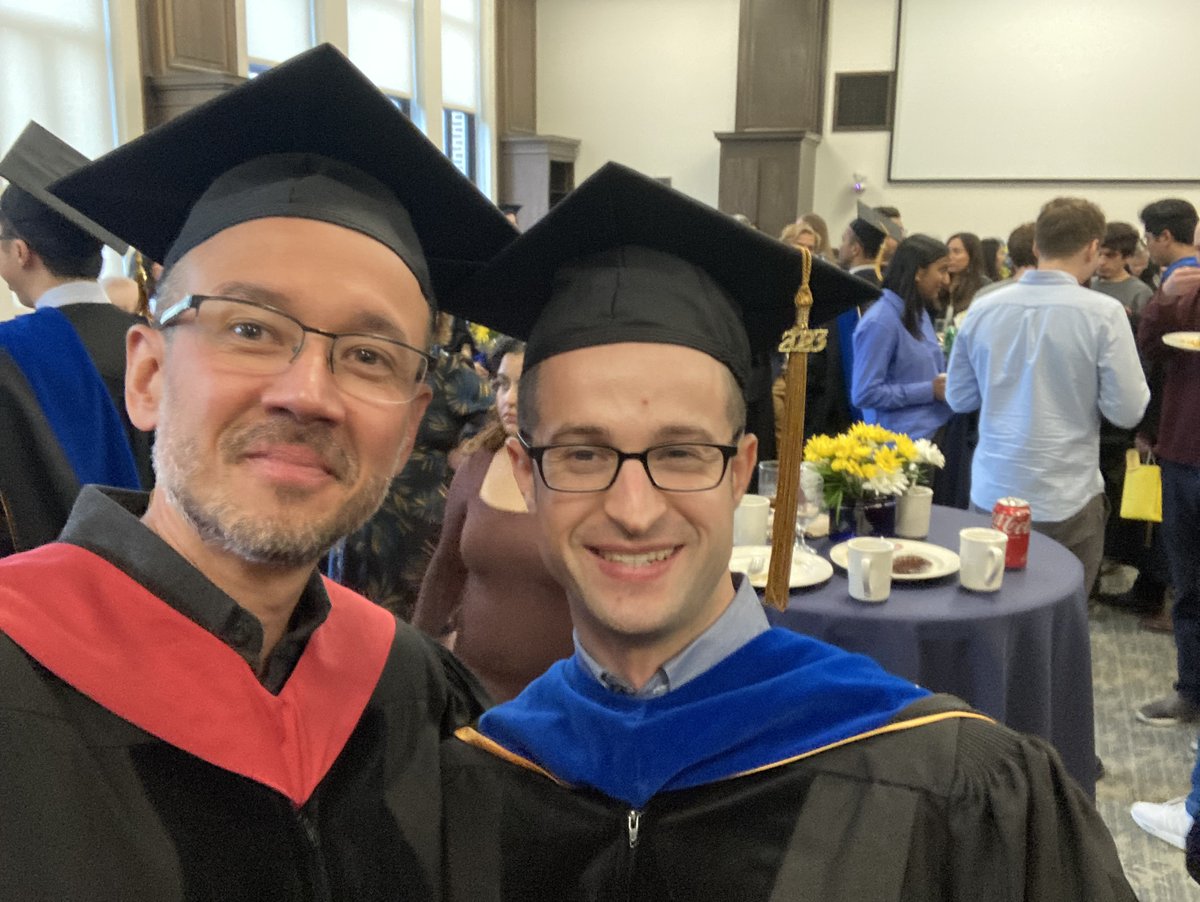 Congratulations @1JoshGreenberg on your @umichecon Ph.D.! It was an honor to be on your committee, and I look forward to all the great work you'll do! joshgreenberg.online