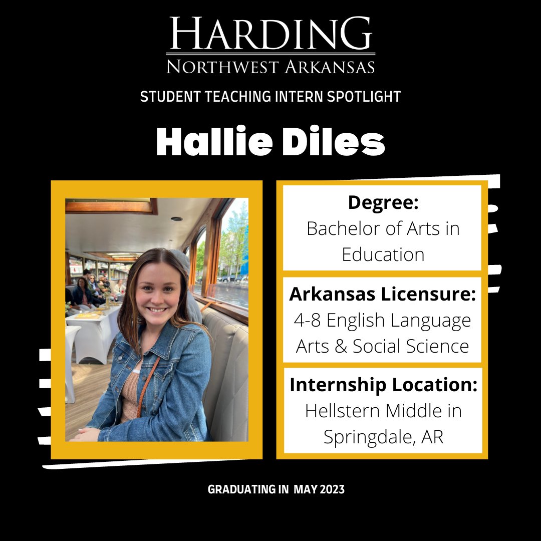 Harding_NWA's tweet photo. Internship Spotlight: Hallie Diles https://t.co/XrvtxBzO1n