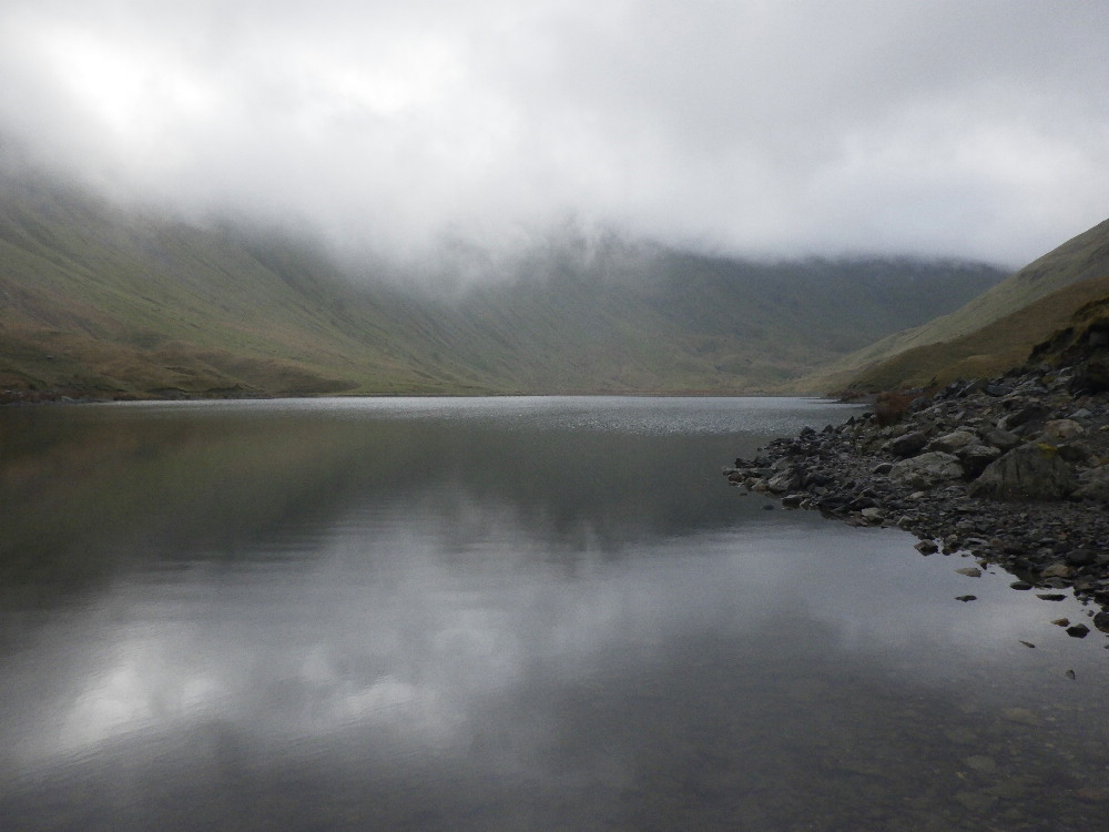 KnipeMike's tweet image. Then there was a short day over High Street and Gray Crag as the rain crept in. LTD suggested a spot behind a drumlin out of the wind. It was OK. Lorra slugs...  good radio reception and a little bit of rough whisky as the rain came down. Next morning was slug city.