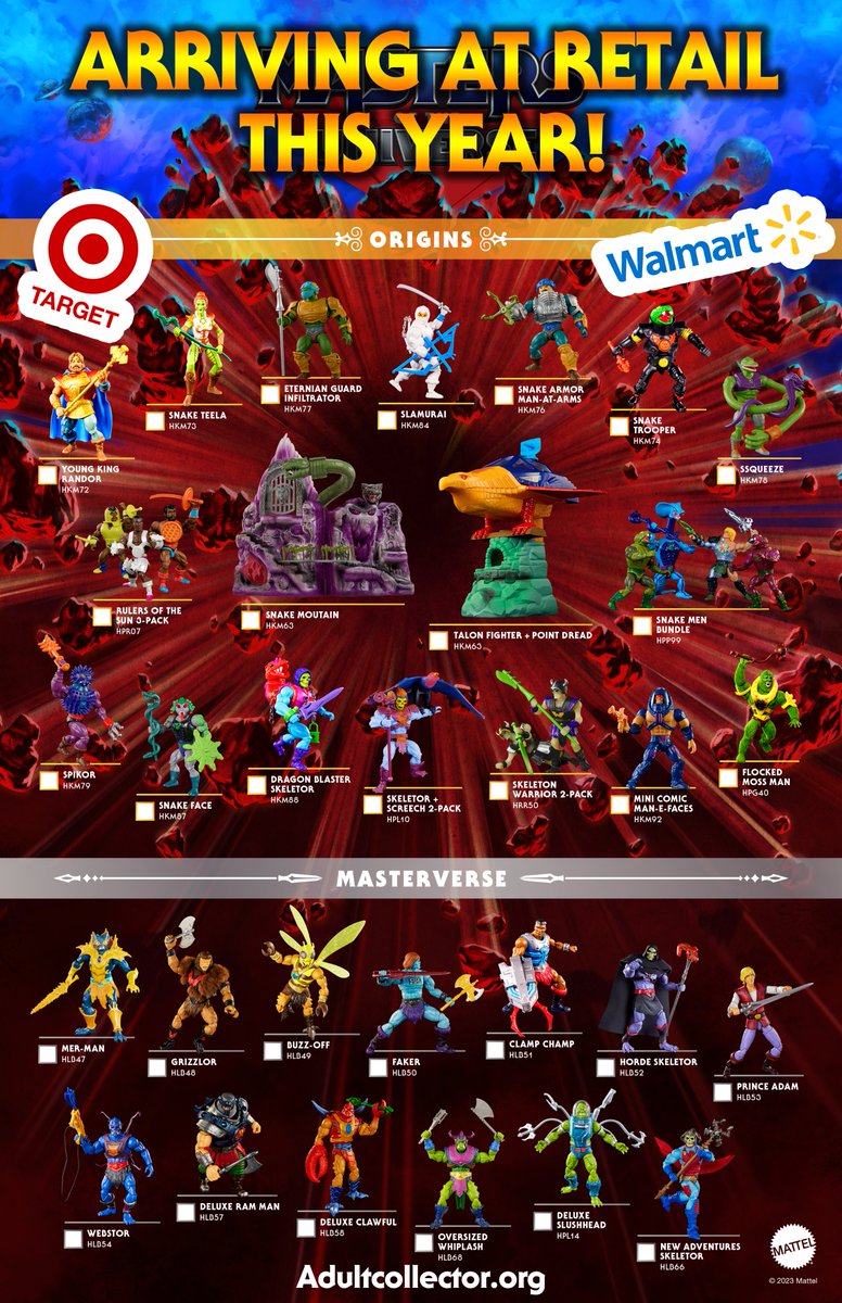 CONFIRMED: NEW ORIGINS AND MASTERVERSE FIGURES WILL BE SOLD IN RETAIL STORES!

Read about it here:
facebook.com/adultcollector…
-
#motu #heman #mastersoftheuniverse #motuorigins #masterverse #snakemountain #mattel #skeletor