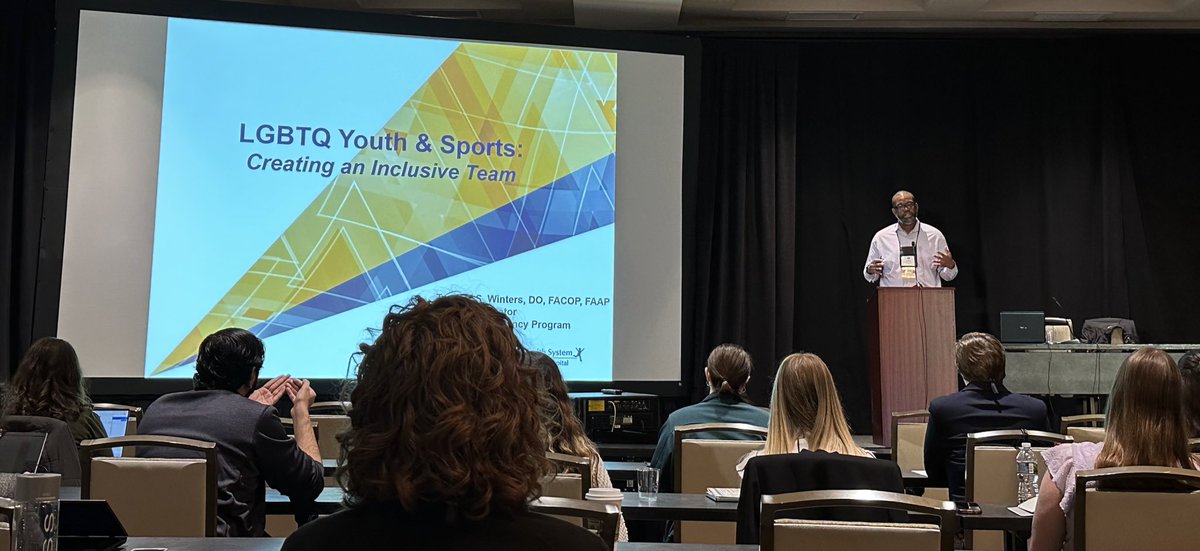tmswDO's tweet photo. Speaking on LGBTQ Youth &amp; Sports and how to create/support an inclusive team to the American College of Osteopathic Pediatricians 2023 Spring conference. #ProtectTransKids #PedsRock #ACOP2023 https://t.co/RNuTPuGgMx