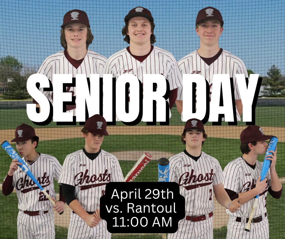 IVCUSD's tweet photo. Come out and support our @ivcbaseball and @greyghostsoccer seniors as they host conference rivals for Senior Day!  

10am-Soccer vs. Monticello (senior recognition at halftime)
11am-Baseball vs. Rantoul (senior recognition before the game)--JV game will follow
@IVCSports https://t.co/rrdxdc6lMd