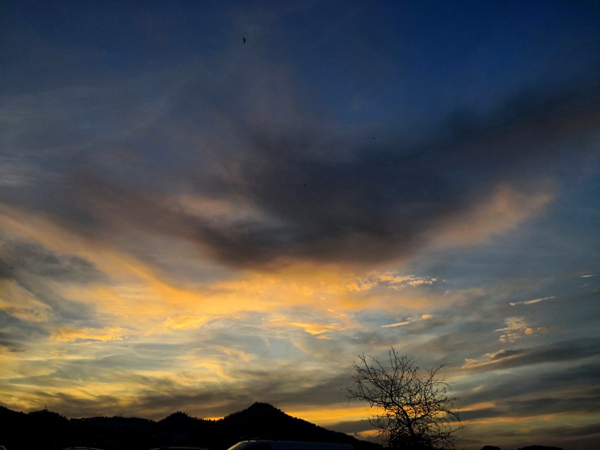 meteoecovisual's tweet photo. Así se ha despedido este último viernes de abril 2023 en #santboi con estos #cirrus #espisatus que se han teñido de naranja
#santboidellobregat
#BaixLlobregat
#meteofoto
#candilazo
#atardecer
#atardeceres #anochecer #crepúsculo #cielos #cielo
#nubes
#observadormeteorologico https://t.co/HAf2ZmqQo9