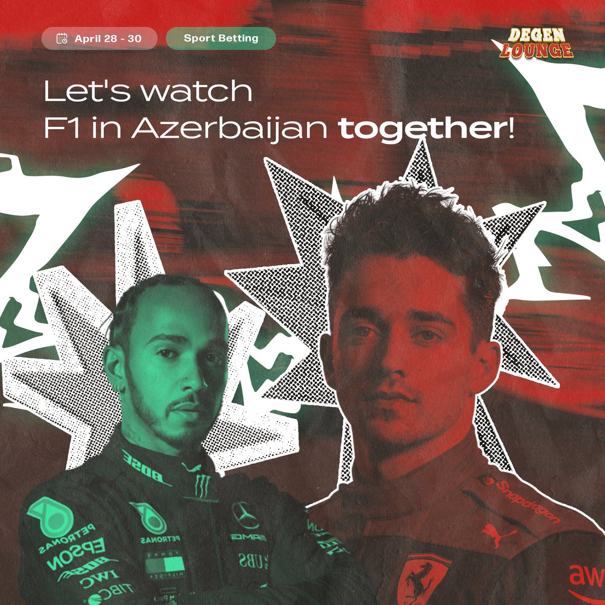DegenWinCasino's tweet photo. Watch this #Formula1 🏎 weekend and guess whom will be the fastest today 👉 https://t.co/BqIe4xiMEI

👉 Join us on our community:
https://t.co/EK7hB8Swxy

💰 Claim extra bonus: https://t.co/0eEFEl25J4 https://t.co/tiLb7bjc1O