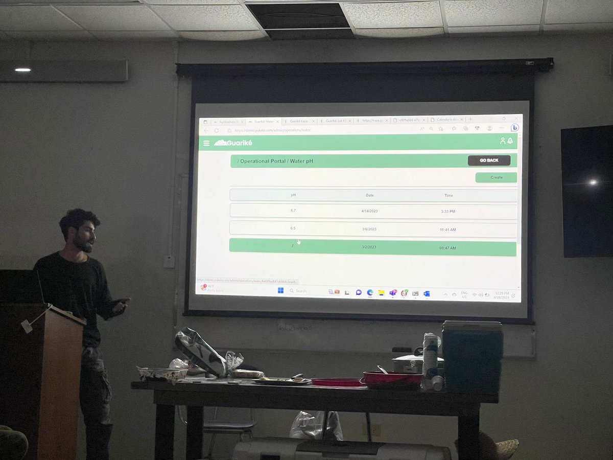 GuarikePR's tweet photo. Hoy nuestro economista agrícola y CRO Gabriel J. Varon presentando a Guariké ante Plenitud y El Josco Bravo y su cepa de Mayagüez. Gracias por el tiempo y espacio. Guariké brindando visibilidad de como la tecnología trabaja para el agricultor y las manufactureras de alimentos. https://t.co/zXur41LP4L