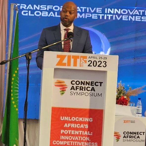 H.E. <a href="/MeneWamkele/">Wamkele Mene</a> addressed the 2023 #Zimbabwe International Trade Fair Connect Africa Symposium under the theme, Unlocking Africa’s Potential: Innovation, Competitiveness and Sustainable Development in Bulawayo- Zimbabwe.