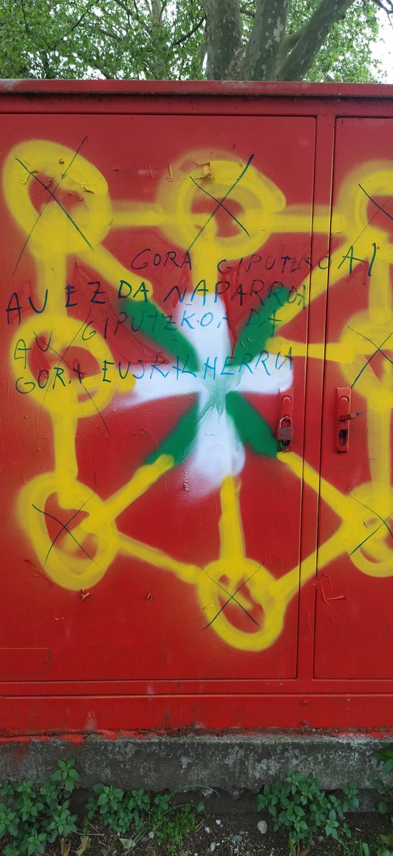 Intxaurrondon topatutakoa. "Gora Gipuzkoa. Au ez da naparroa. Au Gipuzkoa da. Gora Euskal Herria".
Ba hoixe... Aupa erreala jartzea bakarrik falta zen