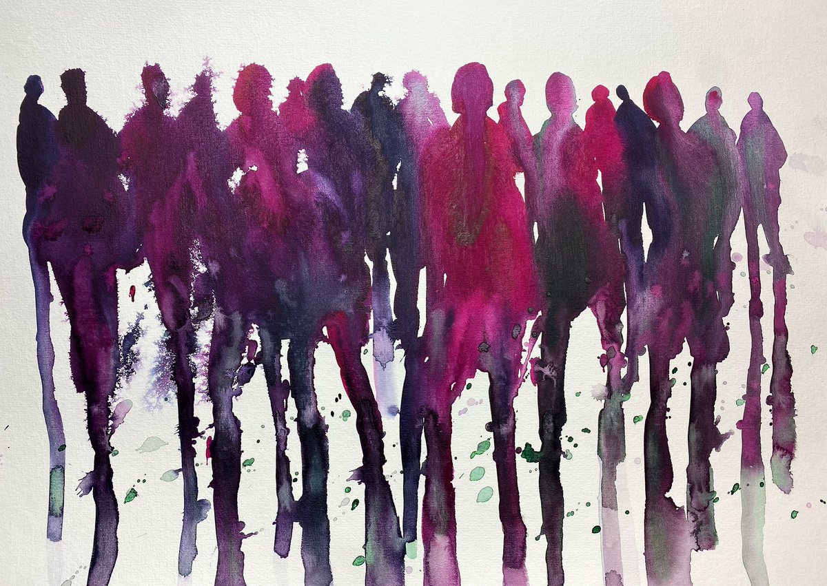 PaintingsLiam's tweet photo. New Figurative Abstract piece
Watercolour on paper 12” x 16”
Now available 

#pink #people #art #artist #expressionism #figures #painting #drawing #sketch #color -#vibrant #contemporaryart #watercolor #watercolour https://t.co/ZZDur06aVw