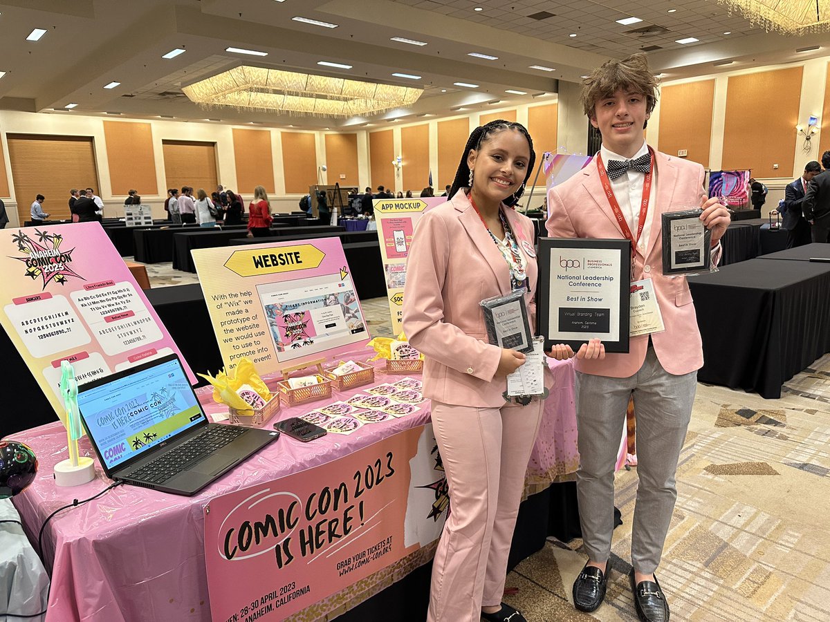 PolarisSignPro's tweet photo. Well we did it!!! These two just won Best in Show in the @BPAconnect National Competition!! Their Virtual Branding Project received a PERFECT SCORE!! So incredibly proud 🩷🩷🩷 @polariscareer @BereaCSD @MichaelMayell @BCSDWheeler @m_smithberger https://t.co/z4A4sGmdxQ