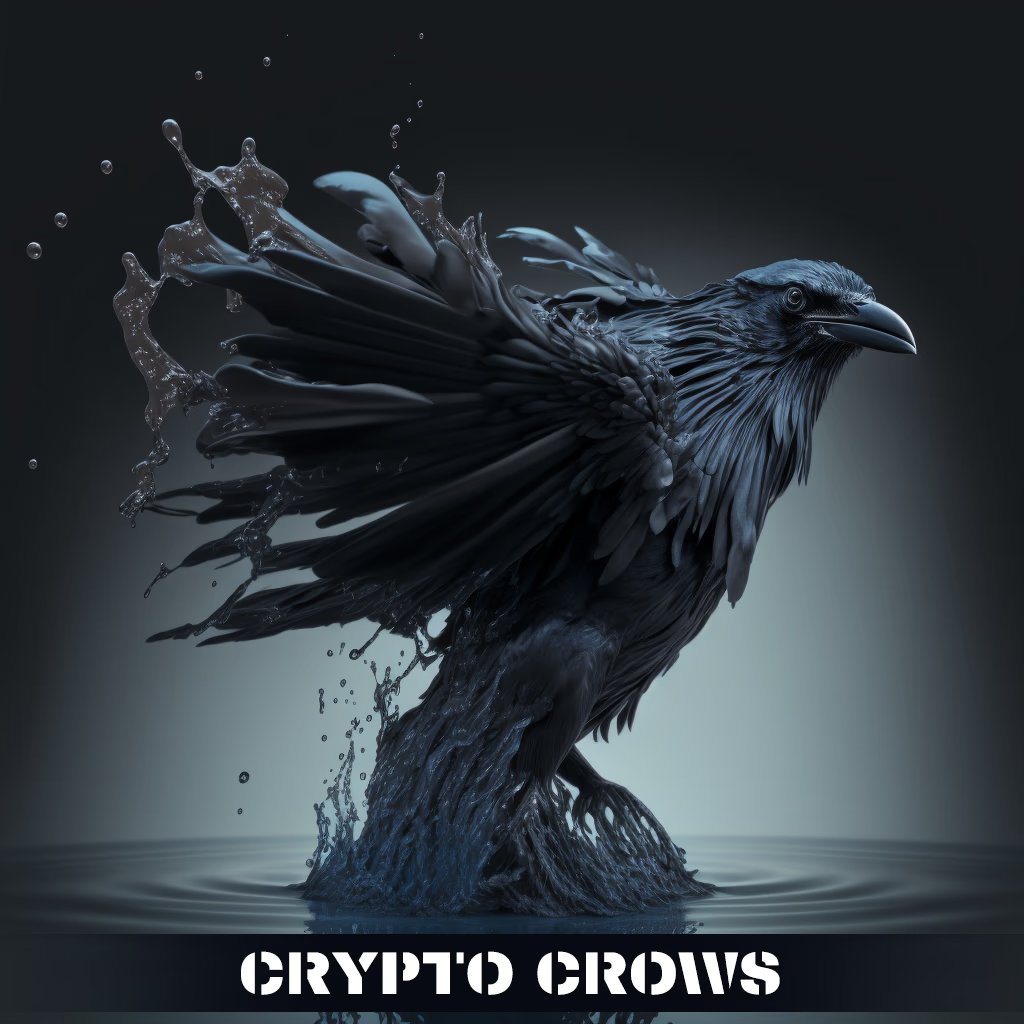 FutureGhost2a's tweet photo. Excited to showcase this addition to my NFT collection - a rare #cryptocrows NFT from @MetaGamiMall, courtesy of @DeadstarBTC. I can't wait to see what else they have in store! #NFTcommunity #cryptoart #digitalcollectibles https://t.co/4X8tkWh3w7