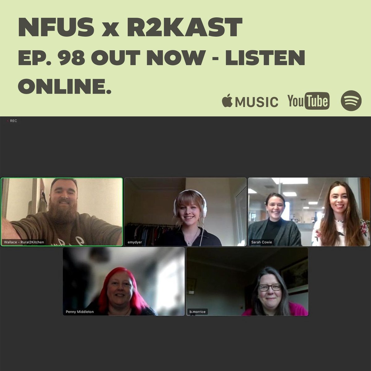 NFUStweets's tweet photo. Listen up π£ Episode 98 of @Rural2Kitchen is now available to stream across all major platforms! Tune in to hear some of our #NFUS HQ team talk about their work as part of the organisation, and a bit about themselves as well! #podcast https://t.co/2kQQ3ATcU9 https://t.co/iwgG6Rvnva