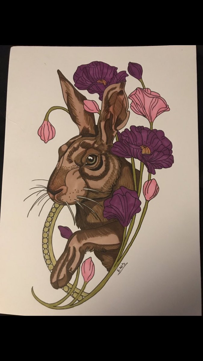 SP00KYKM's tweet photo. New drawing I love it been into drawing animals lately https://t.co/pb94NlMDHG