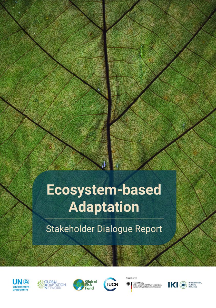 UNEP's tweet image. Restoring ecosystems is one of the best ways to help humanity adapt to #ClimateChange.

Discover more about the ecosystem-based adaptation and how tackling the barriers to EbA can boost climate resilience while protecting the natural world.

🔗 unep.org/resources/publ…