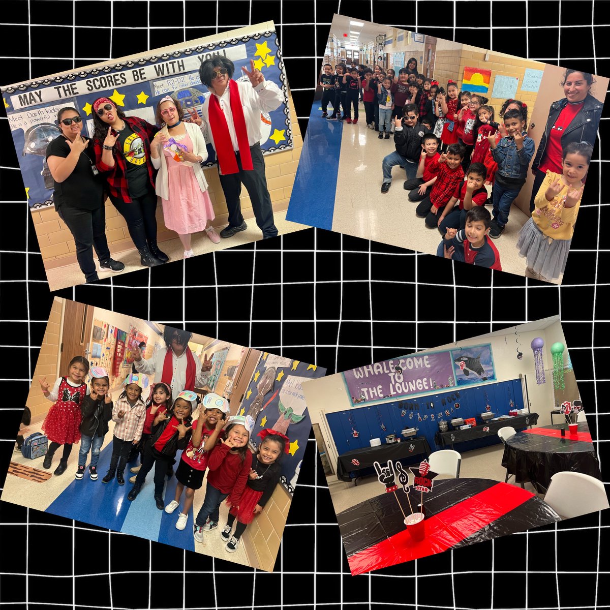 We had a so much fun ROCKIN' OUT as we celebrated today's Culture Day! Rock on Roadrunners!🤘🎸⚡<a href="/FortWorthISD/">Fort Worth Independent School District</a> <a href="/Drmamouton/">Dr. Marion Andre Mouton</a>