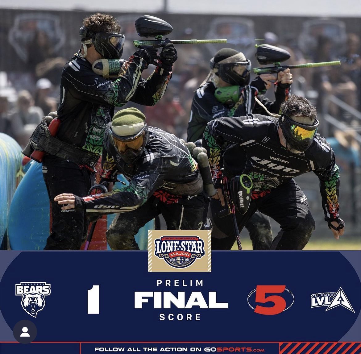 NCarney_14's tweet photo. Finished the day 1-1 
@dyeprecisioninc #Columbuslvl #paintball #dyepaintball #NXLpaintball https://t.co/edQBFbKwru