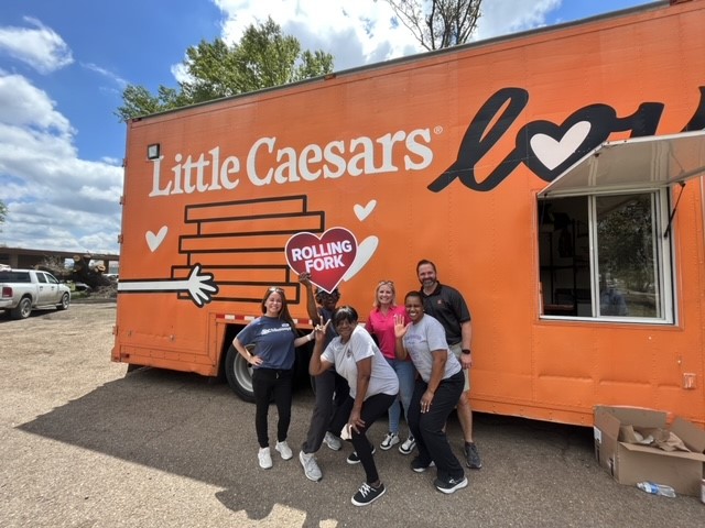 LCLoveKitchen's tweet photo. Spent the last 2 days in #RollingFork #MS supporting the community after the devastating tornadoes 🍕 https://t.co/TzgFZ2MaQE