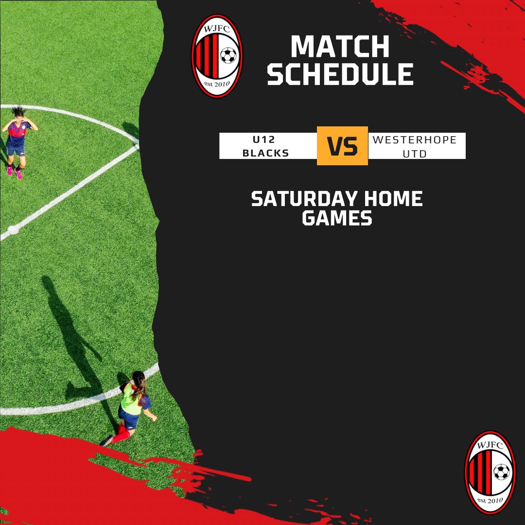 The last of our Saturday home fixtures for the season. Come on lasses! ⚫️🔴 #wmfc #wmjfc #grassrootsfootball #onwardsandupwards #thesegirlscan