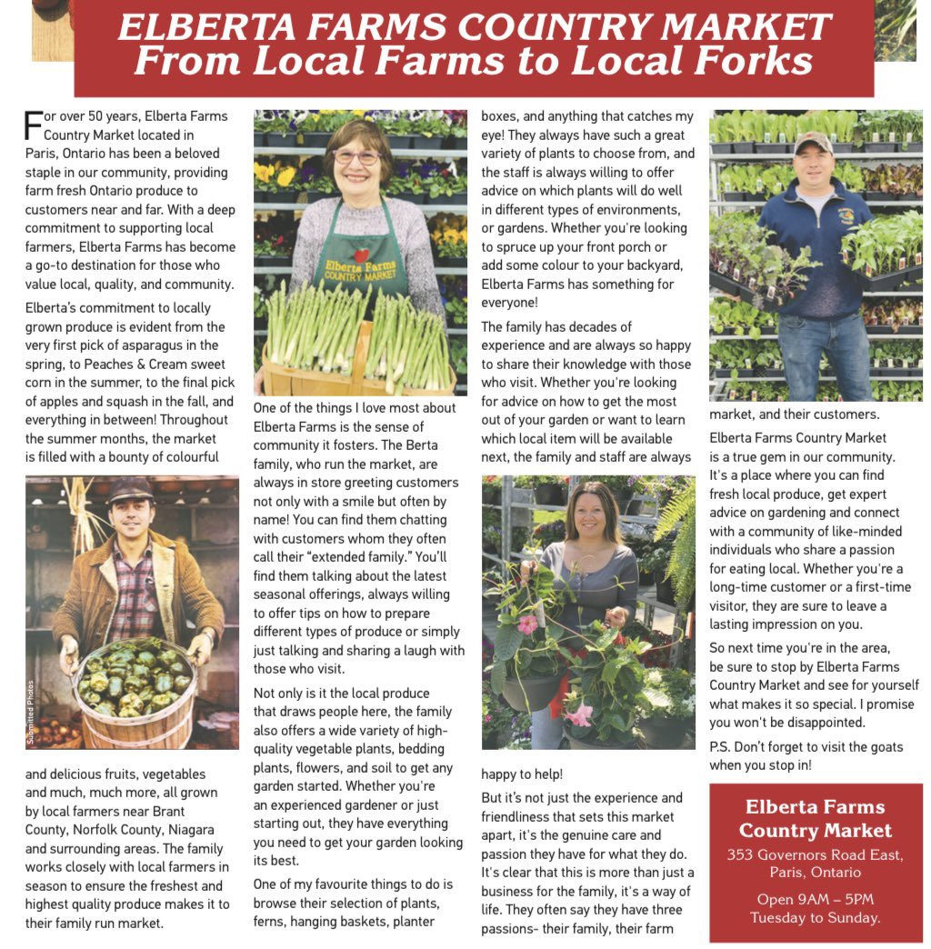 We are so thrilled to be on the cover of <a href="/BScene/">ben scene</a>!  

We wouldn’t be here today without our amazing customers, our hardworking local farmers, and our incredible parents who started the market on a bookshelf at the side of the road so many years ago!