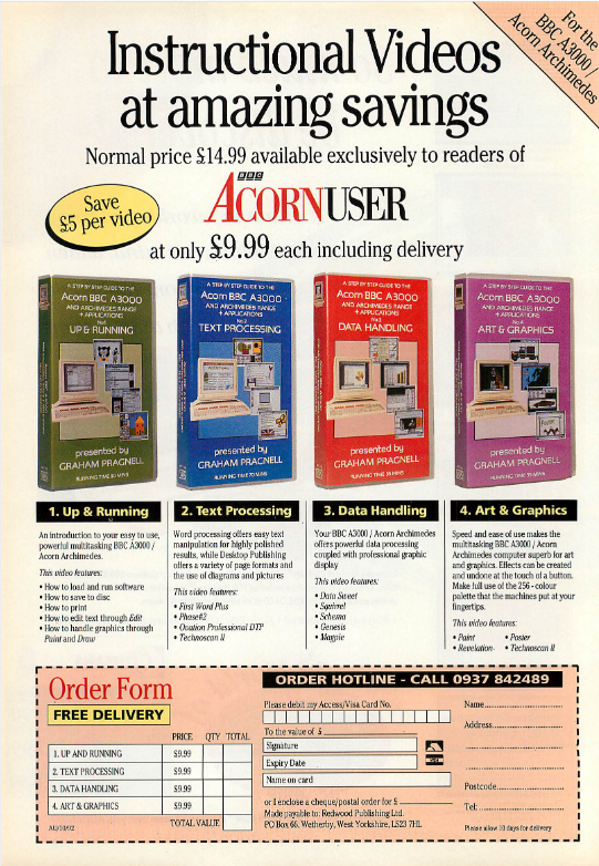 OldTechAdverts's tweet photo. Instructional videos were a thing back in 1993. Here are four examples. Teaching you how to get your computer up and running. :-)
https://t.co/SfvFFsdkKJ
#bbcacorn #electronics #retrocommputing https://t.co/NESwIdY8hT