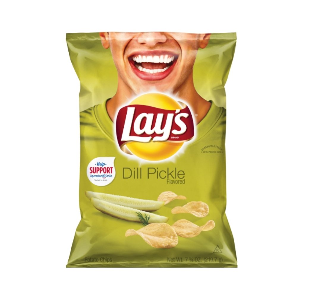 Чипсы lays с улыбкой