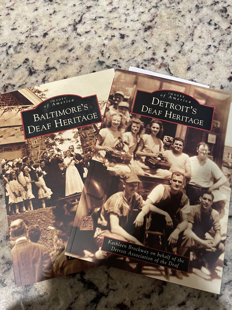 So excited to read both books by @KatBrockway #DeafEd #DeafHistory