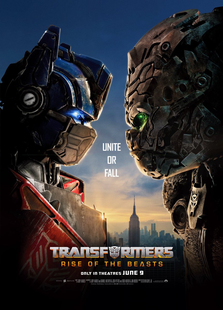 HollywoodHandle's tweet photo. A new poster for ‘TRANSFORMERS: RISE OF THE BEASTS’ has been released. https://t.co/hM67GzCeE5