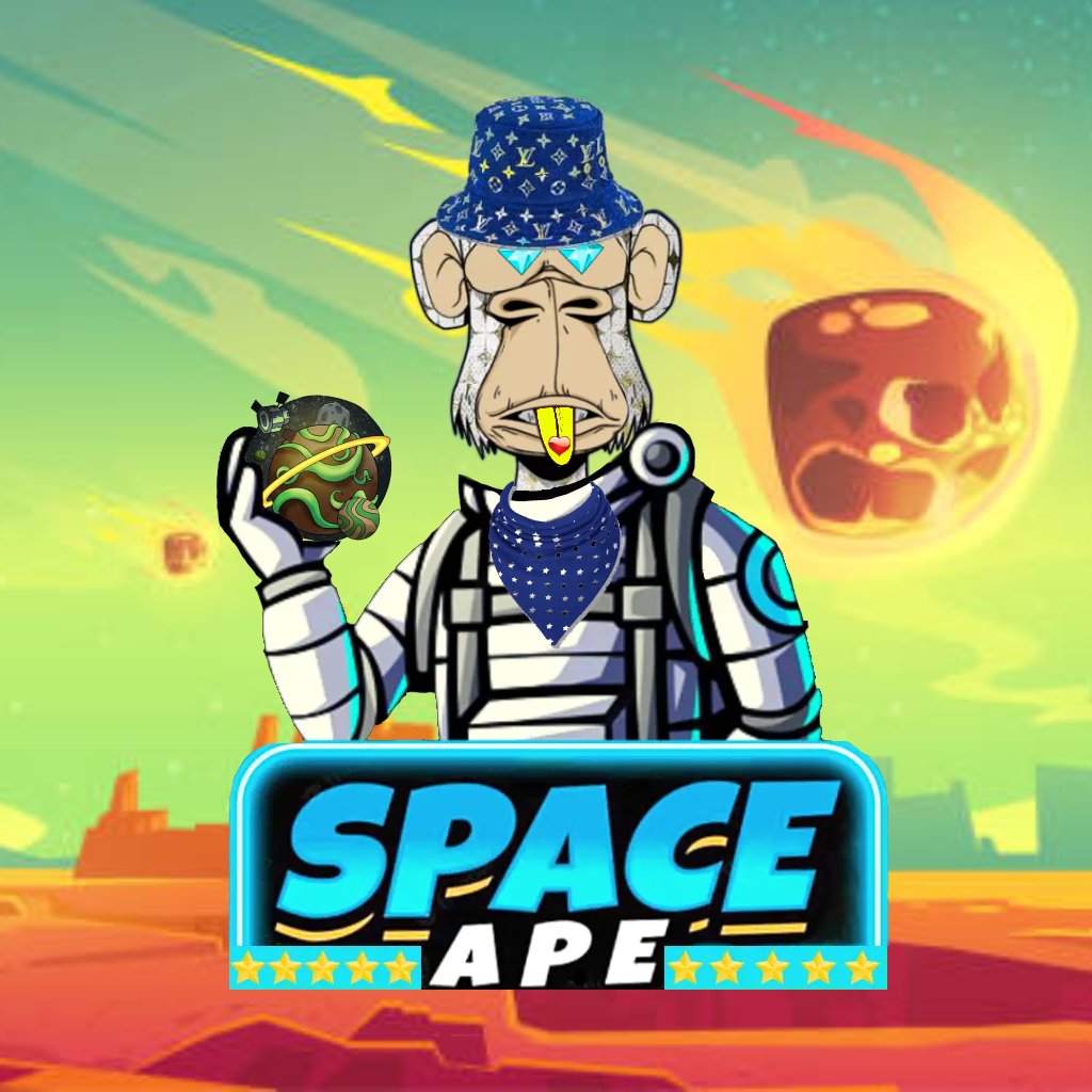 🐒 Space Ape 🐒 | SpaceApeNFTs Mint is live 🔥 tweet media