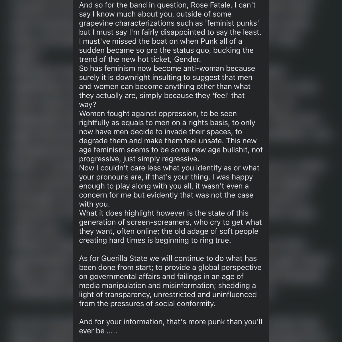 Guerilla State tweet media