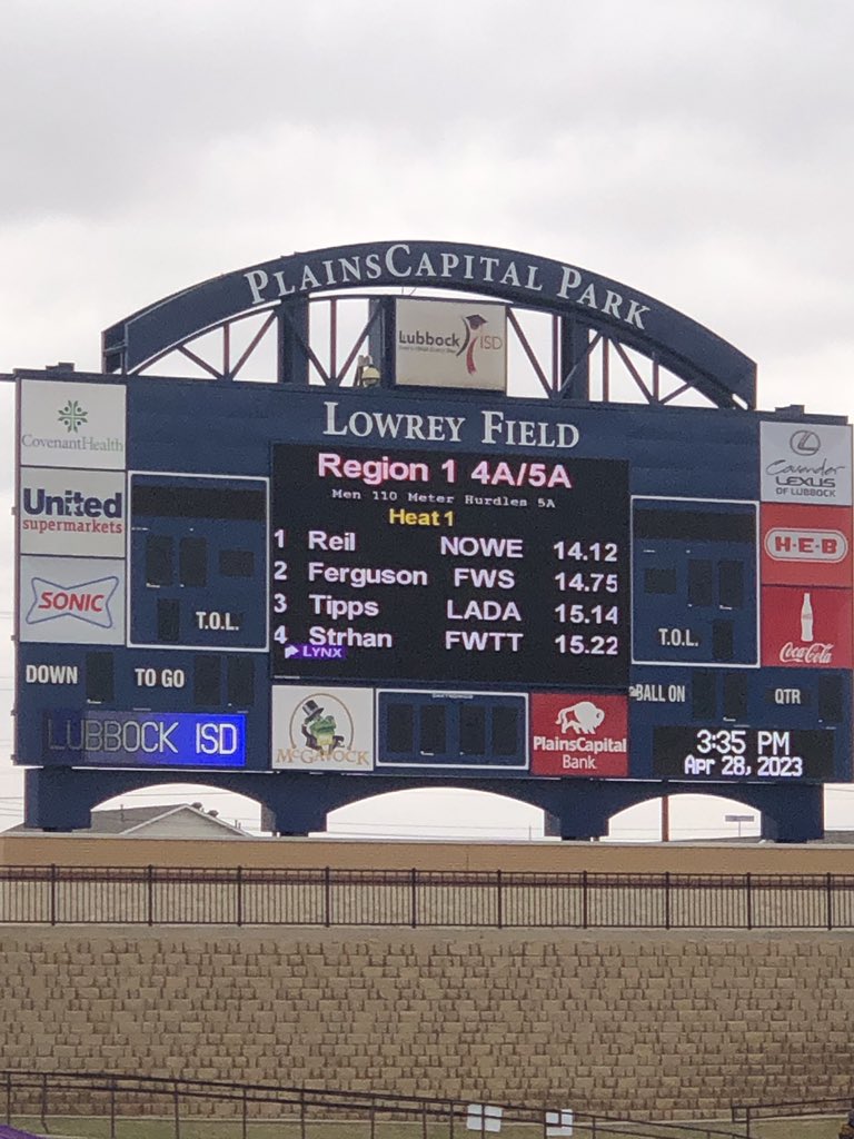 🎉Congrats Tipps for qualifying for FINALS in the 110m hurdles at Regionals!! 🏃🏻🏃🏻

<a href="/LakeDallasISD/">Lake Dallas ISD</a> <a href="/LDISDAthletics/">Lake Dallas ISD Athletics</a> <a href="/LakeDallasHigh/">Lake Dallas High</a> <a href="/recruitLD/">Lake Dallas Football</a>