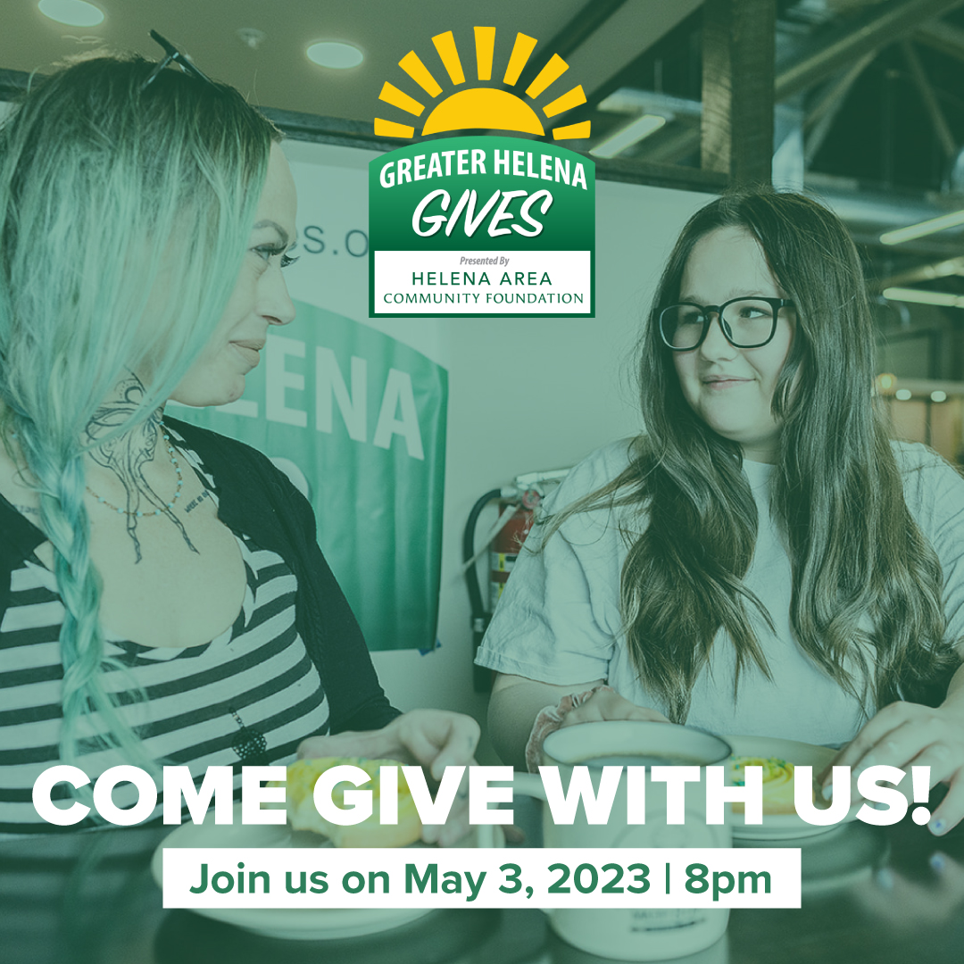 MTJusticeFDN's tweet photo. May 3 at 8PM to May 4 at 8PM will be a historic day for everyone in Greater Helena Area to GIVE BIG! You can learn more about Greater Helena Gives and support our campaign at https://t.co/FF0LtNmwyE
#GreaterHelenaGives https://t.co/WuHxO2iDkX
