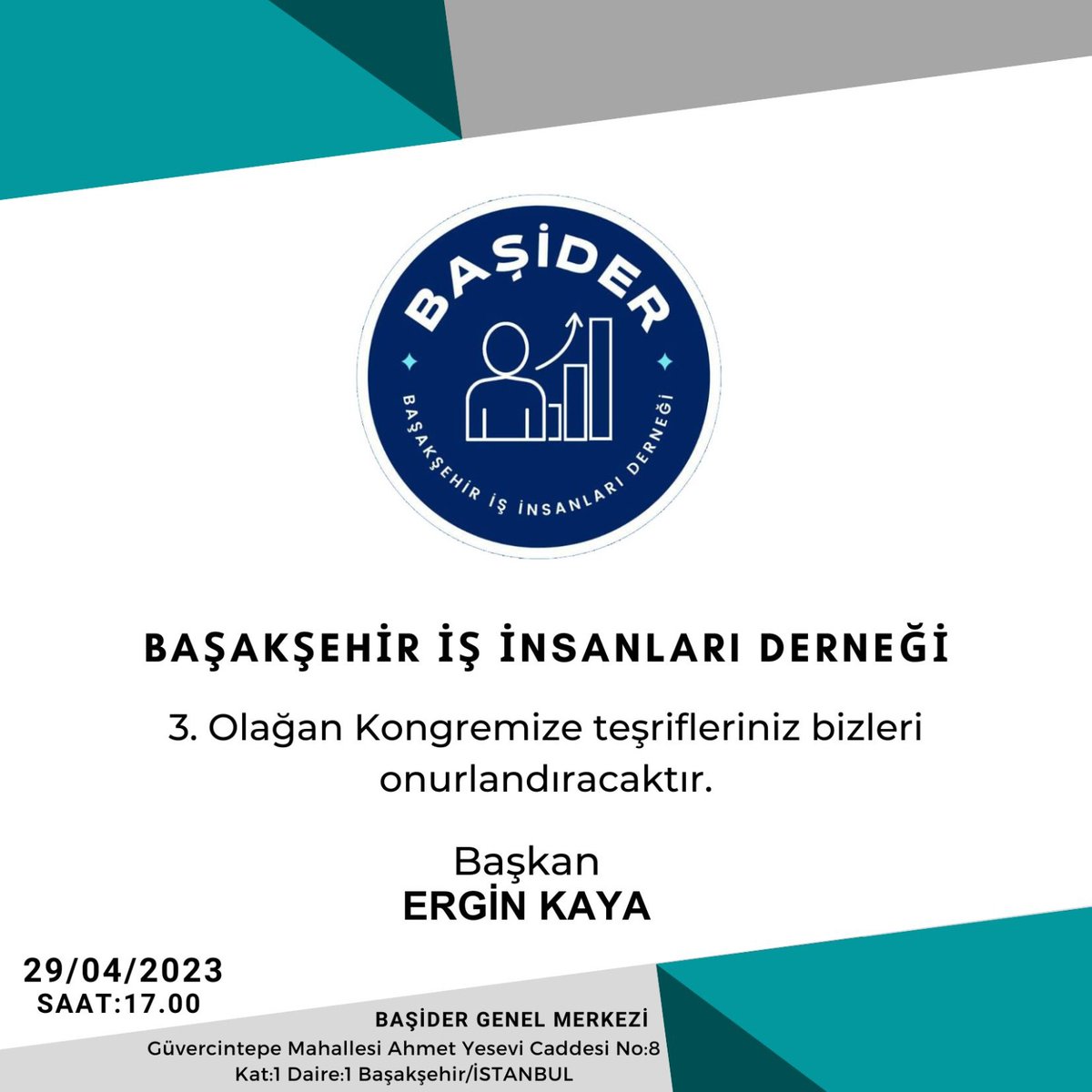 BasiderD's tweet photo. CUMARTESİ GÜNÜ SAAT 17.00'DA BAŞLAYACAK KONGREMİZE DAVETLİSİNİZ https://t.co/kIi7OiHVz9