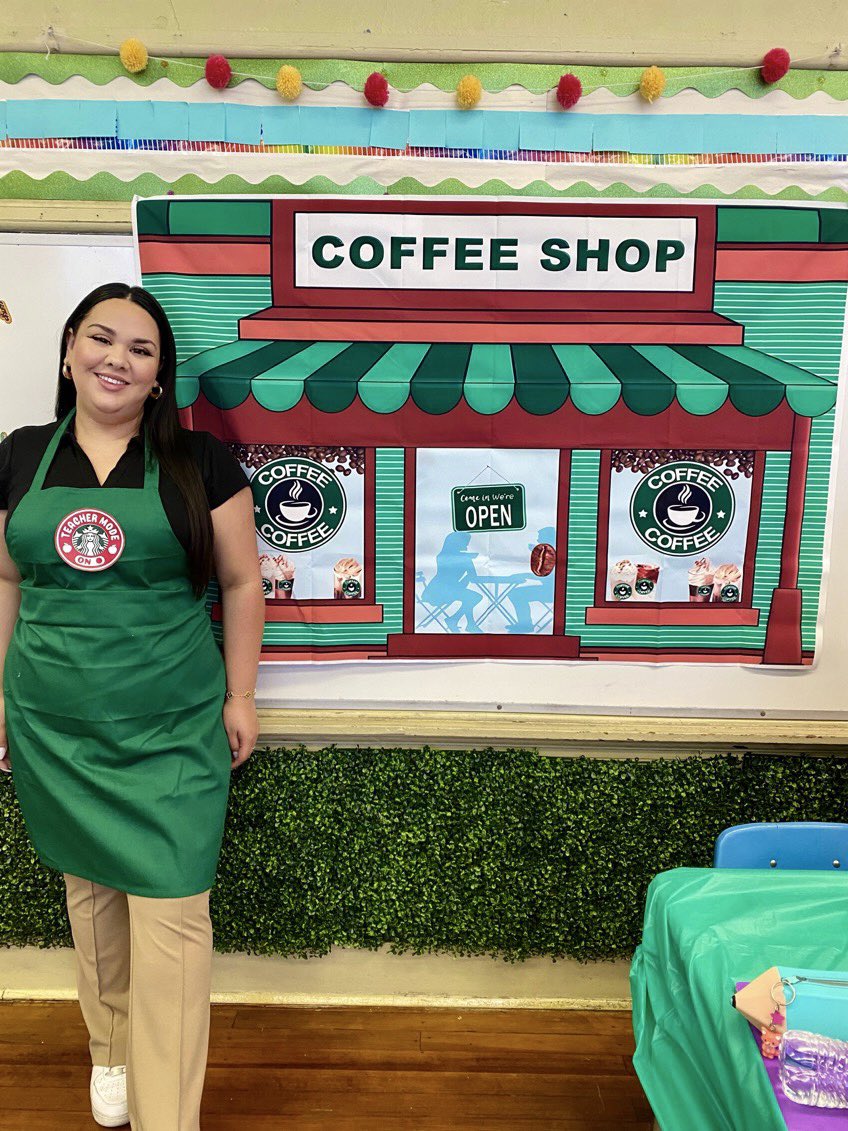 LeadWithJM's tweet photo. Welcome to STAARbucks what I can get for you today? ⭐️☕️We had our themed review day today. Students enjoyed reviewing for the Science STAAR in our very own café classroom. 🤩 @MemorialElm https://t.co/873EAQg7mr