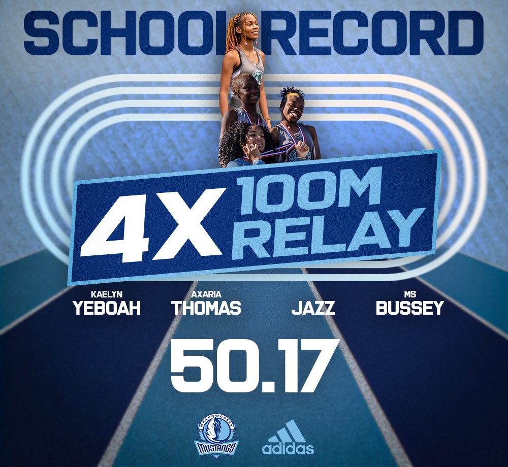🚨Special Congratulations to our 👸🏾 for setting a new school record in the 4x1 Relay <a href="/aaxaria/">axaria</a> <a href="/y_kaelyn/">Kaelyn Yeboah ✫</a> Congrats Ladies however JOB NOT DONE YET!!