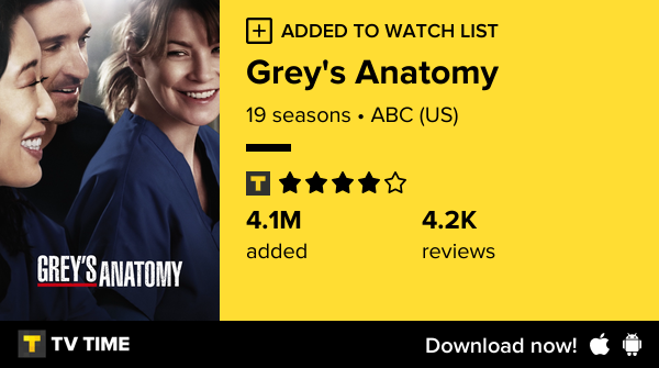 clemencestrife's tweet photo. I've just started following Grey's Anatomy https://t.co/qsICFy7zq0 #tvtime https://t.co/kYu7iAHEYm