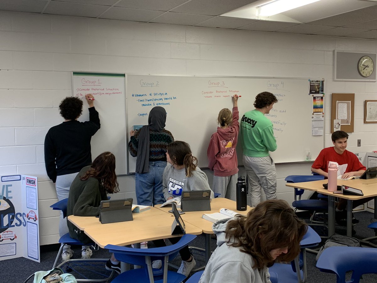HCSDCJS's tweet photo. @HCSD_ILC @HCSDCJS students have been busy learning about design elements in preparation for our research poster symposium next week! Please join us at the Hub on 5/3 from 6-8 pm to see our students’ hard work! @HilliardSchools @Pam_Antos @merryguerrera https://t.co/2L4cABGq7S