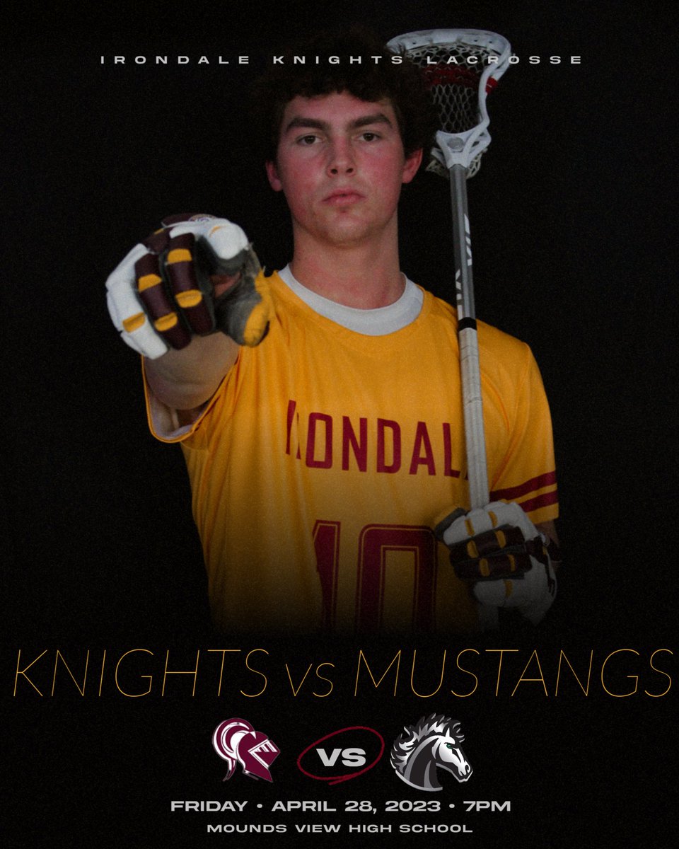 The Knights travel to Mounds View to take on their cross town rivals the Mustangs. JV at 5:30, Varsity at 7:00.