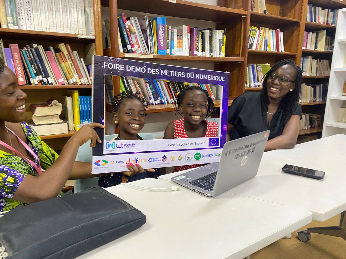 #GirlsinICT today at Parakou.
Thanks to @WitBenin  @EpitechBenin @BLOLAB_BENIN @GDGParakou  @WomenTechmakers #IWD2023 @ImpalaEdTech