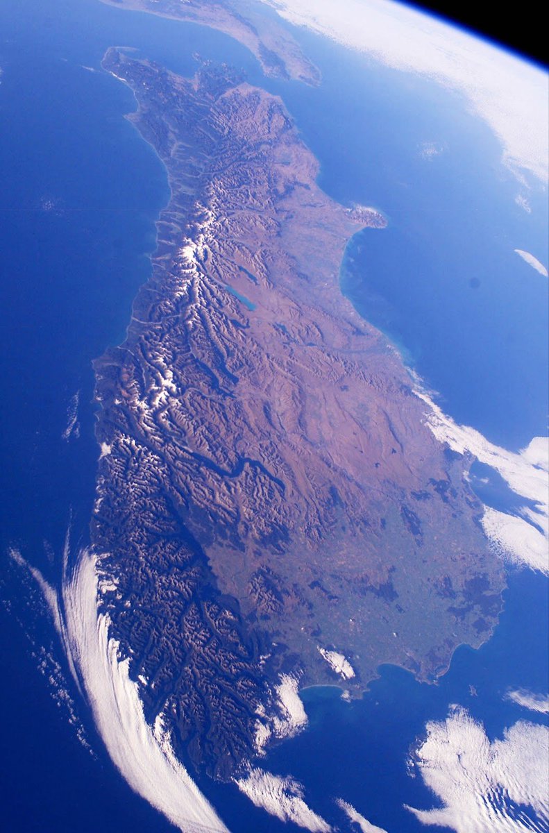 Don Pettit (@astro_pettit) on Twitter photo New Zealand's South Island photographed from <a href="/Space_Station/">International Space Station</a>. I took every chance to capture New Zealand due to its small size and diverse ecosystems, able to see almost an entire country and deserts, mountains, glaciers, rainforests and beaches in a single photo. New Zealand's South Island photographed from <a href="/Space_Station/">International Space Station</a>. I took every chance to capture New Zealand due to its small size and diverse ecosystems, able to see almost an entire country and deserts, mountains, glaciers, rainforests and beaches in a single photo.