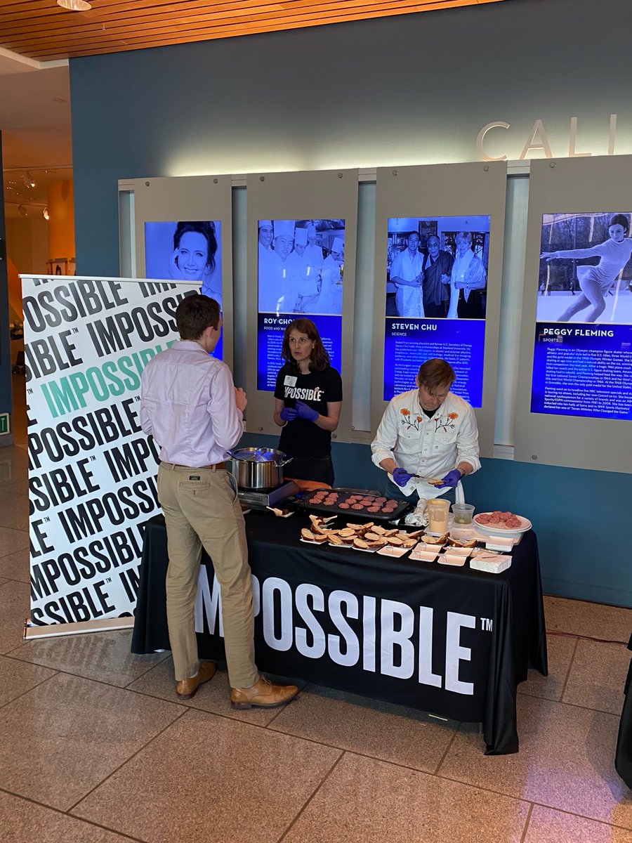 Tried some plant-based bites the other night at <a href="/CAProblemSolver/">California Problem Solvers Caucus</a>’s "Meat and Greet," &amp; learned more about the fascinating science behind them.  

<a href="/RebellyousFoods/">Rebellyous</a> “chicken nuggets” gets 2 thumbs up. And as an ice cream lover, I thought <a href="/eclipse_foods/">Eclipse Foods</a> “ice cream” was fantastic!