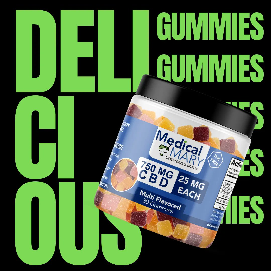 Indulge in the tasty symphony of multi-flavored gummies by Medical Mary! Elevate your wellness routine with our unique blend of ingredients. Buy now at buff.ly/43MCKdW #MedicalMary #FlavorfulWellness  #DeliciouslyHealthy #WellnessJourney #cbd #cbdproducts #cbdforlife