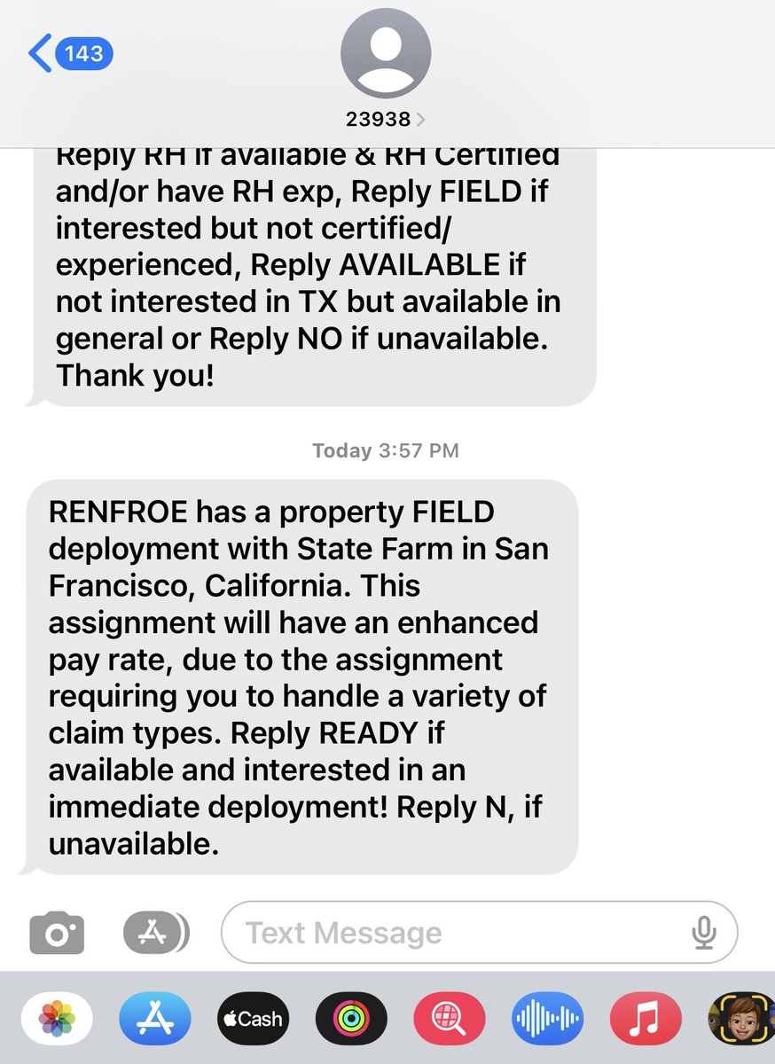 No one should ever complain that they can not find a job. I get these alerts almost daily. Hit me up to find out how to get trained to be an independent #insuranceclaimsadjuster #insuranceadjuster #adjuster #deskadjuster #fieldadjuster #staffadjuster #adjusterlife 🧑‍💻🪜