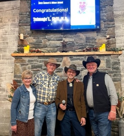 Congratulations to Dr. Talmage Shill, the 2022 recipient of the prestigious Robert F. Bitner Award recognizing his highest standards of quality patient care in fulfillment of the Hippocratic Oath as evidenced by the example set in the lifelong career of Dr. Robert F. Bitner.