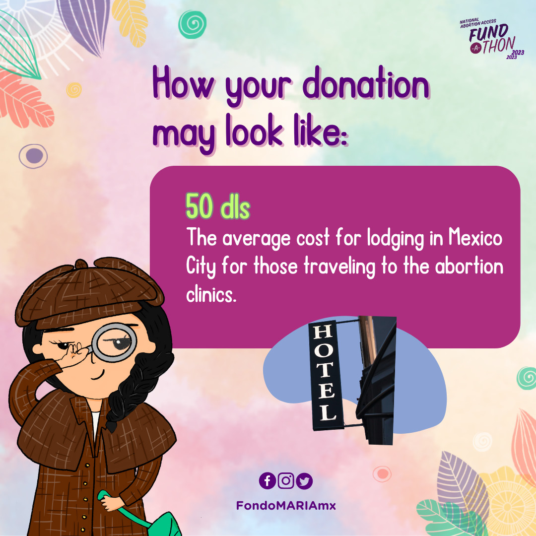 FondoMARIAmx's tweet photo. Donating to Fondo MARIA is supporting those who choose to have an abortion ✨ Support our job by joining #Fundathon @AbortionFunds 💸
👉🏽 Learn more about us: https://t.co/LJbeIYIzfd
💚 Every dollar counts 💚 https://t.co/41vGEv3YZg
