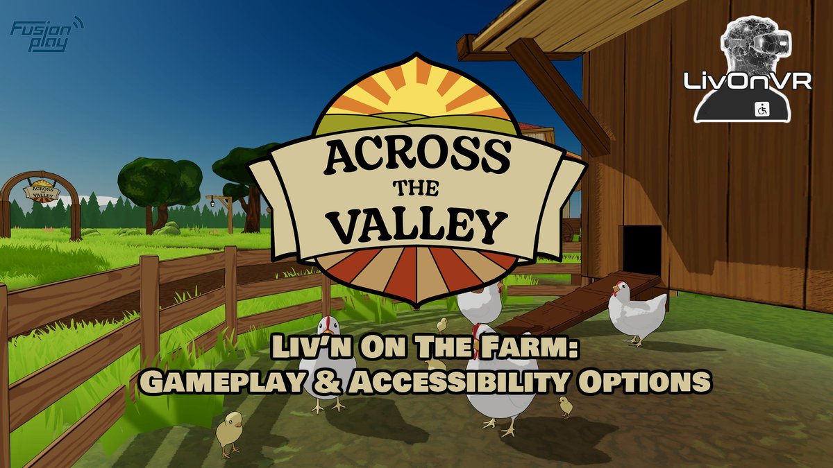 TheLivonator's tweet photo. How accessible is Across the Valley on #PSVR2 from @FusionPlayGames ? 🐔🥕🥚🧺
I take a deep dive here to see what the game is made of, and to see if it is fun and relaxing...what were my final thoughts?
Find out here:
https://t.co/6KoKRbK1J6
#LivOnVR #VR #FusionPlay https://t.co/1I8YmTkHPE
