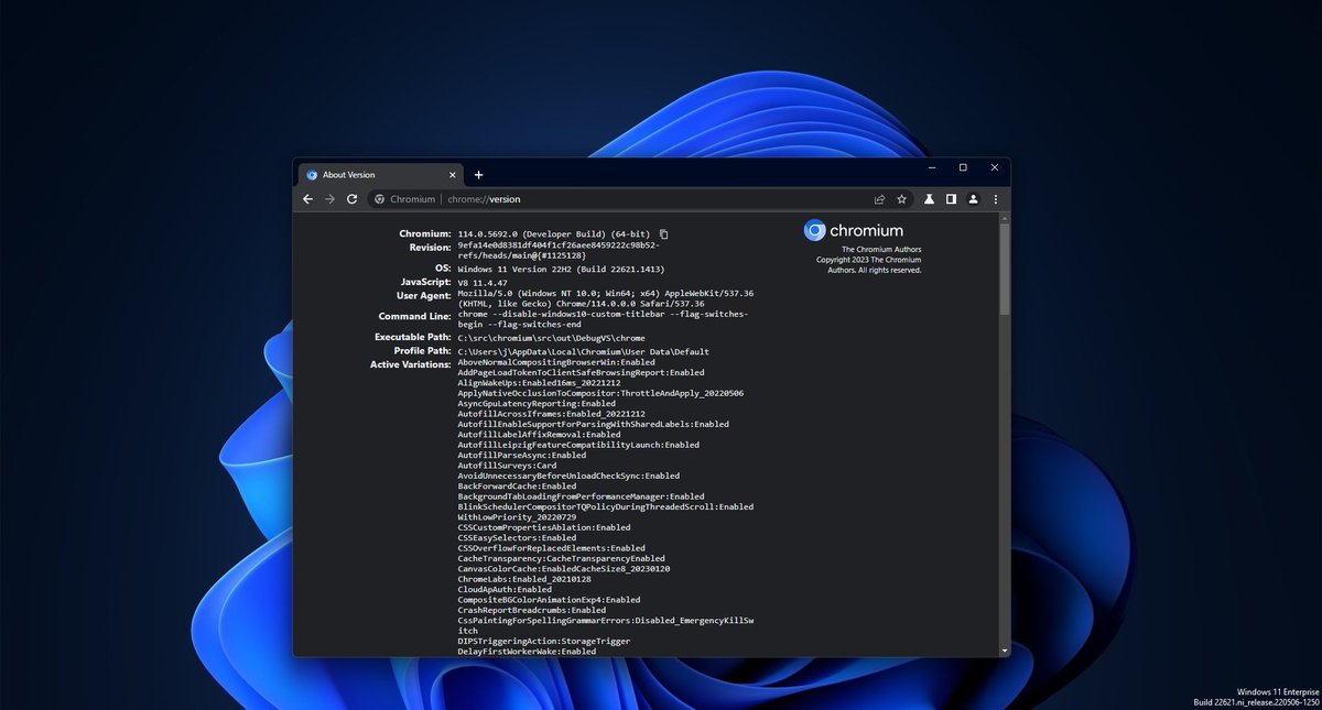 WindowsLatest's tweet photo. Google Chrome may be getting Microsoft Edge-like Mica design on Windows 11 https://t.co/V6TEcnlRk5 #Windows11 https://t.co/fL5yMpNgo3